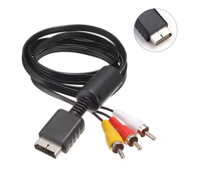 CaboPara PS2 Av Audio / Video Rca Playstation Ps2 LE-1019